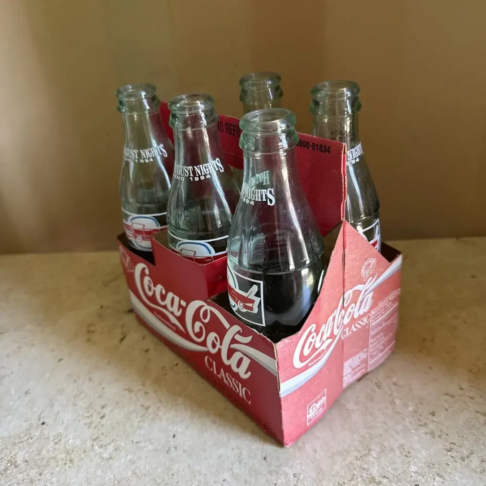 Coca-Cola Classic Bottles Raley’s Hot August Nights Lot Of 5
